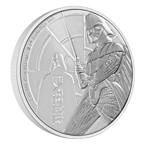 1 oz 2022 Darth Vader Silver Coin | New Zealand Mint | Silver Gold