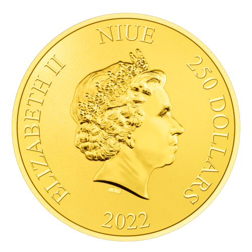 Pièce 1 once d'or Dark Vador 2022 | Monnaie de Nouvelle-Zélande
