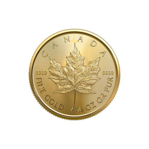 1/4 oz 2023 Canadian Maple Leaf Gold Coin | Royal Canadian Mint
