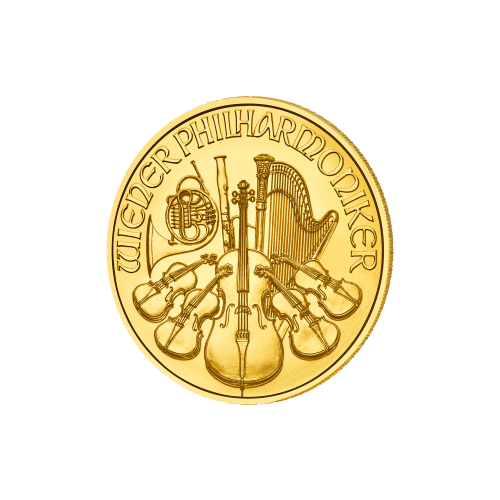 Pièce 1/4 once d'or Philharmonique Autriche 2023 | Monnaie autrichienne