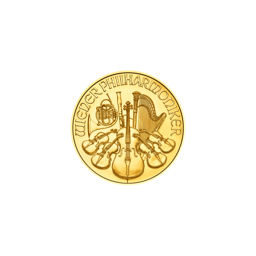 Pièce 1/10 once d'or Philharmonique Autriche 2023 | Monnaie autrichienne