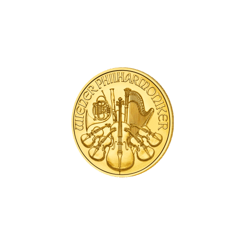 Pièce 1/10 once d'or Philharmonique Autriche 2023 | Monnaie autrichienne