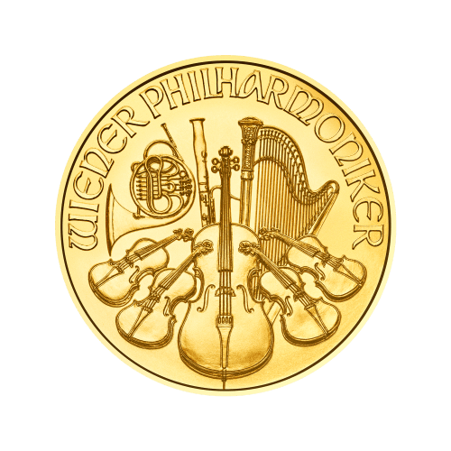 Pièce 1/2 once d'or Philharmonique Autriche 2023 | Monnaie autrichienne