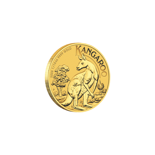 Pièce 1/10 once d'or Kangourou Australie 2023 | Monnaie de Perth