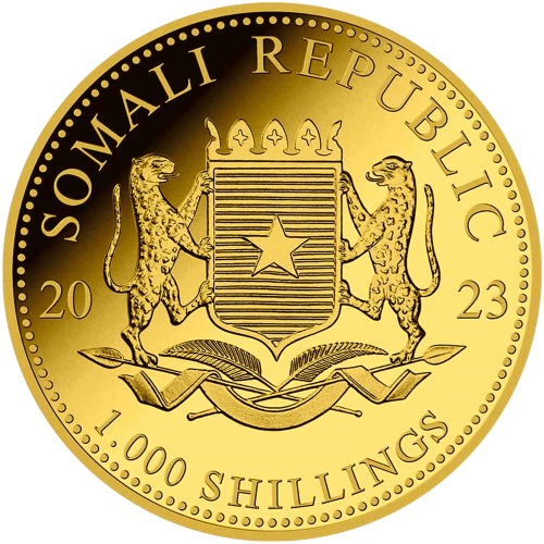 1 oz 2023 Somalia Elephant Gold Coin | Bavarian State Mint