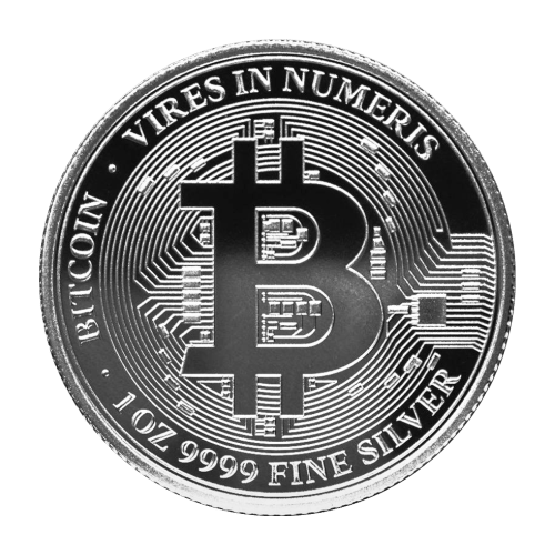 1 oz 2022 Bitcoin Silver Coin | New Zealand Mint
