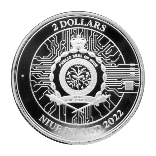 1 oz 2022 Bitcoin Silver Coin | New Zealand Mint