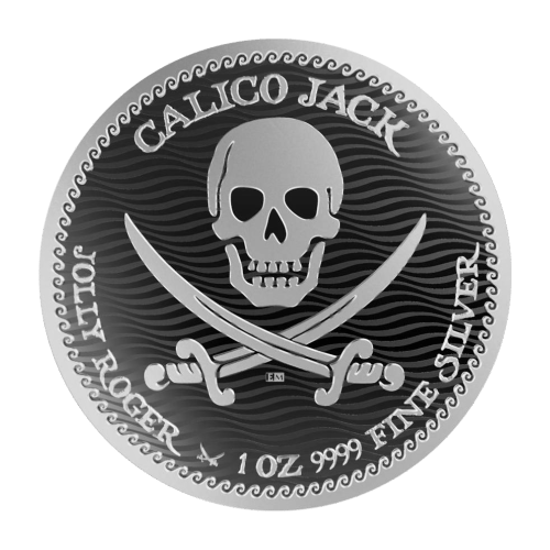 海賊スカルデザイン 銀貨 2022年 ニュージーランド 1 oz 2022 Calico Jack-Jolly Roger Silver Coin | New Zealand Mint