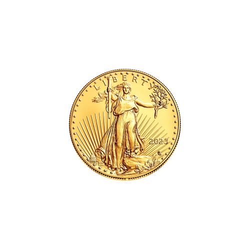 Pièce 1/10 once d'or Aigle américain 2023 | Monnaie des États-Unis