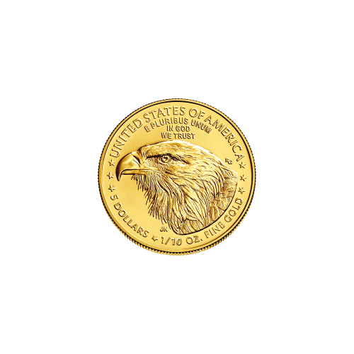 Pièce 1/10 once d'or Aigle américain 2023 | Monnaie des États-Unis