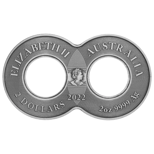 2 oz 2022 Ouroboros Antiqued Colourized Silver Coin | Perth Mint