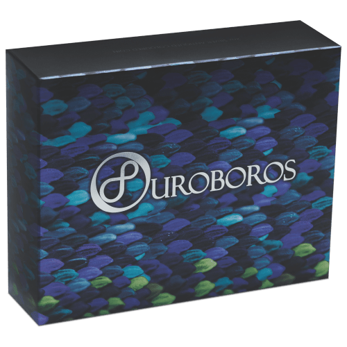 2 oz 2022 Ouroboros Antiqued Colourized Silver Coin | Perth Mint