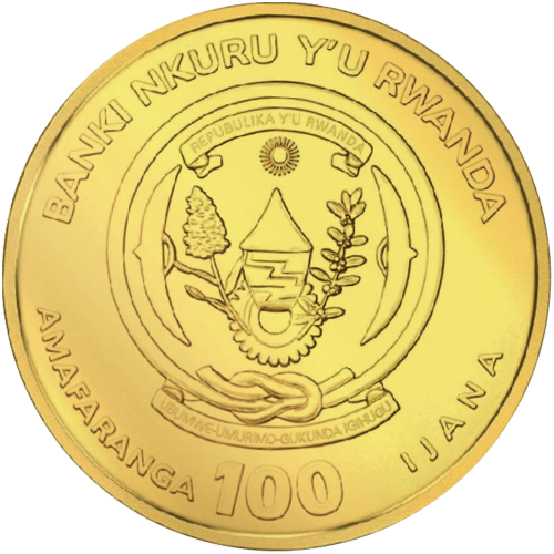 Pièce 1 once d'or Crocodile du Nil 2023 | Rwanda