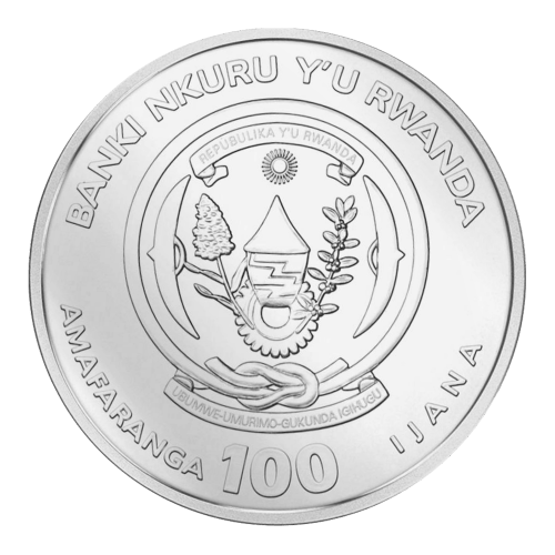 Pièce 1 once de platine Crocodile du Nil 2023 | Rwanda