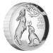 1 oz 2023 Australian Lunar Series III: Year of the Rabbit High-Relief Proof Silver Coin | Perth Mint