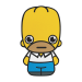 Pièce 1 once d'argent Mini Homer Simpson 2022 | Monnaie de Perth