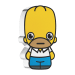 Pièce 1 once d'argent Mini Homer Simpson 2022 | Monnaie de Perth