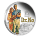 Pièce 1 once d'argent colorée Épreuve numismatique Série Héritage James Bond : Dr. No 2022 | Monnaie de Perth