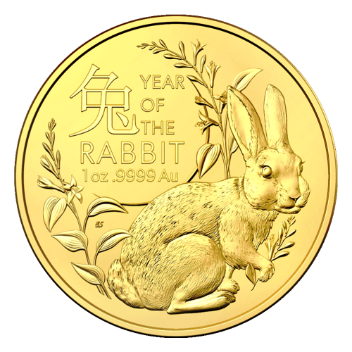 1 oz 2023 Lunar Series: Year of the Rabbit Gold Coin | Royal Australian Mint