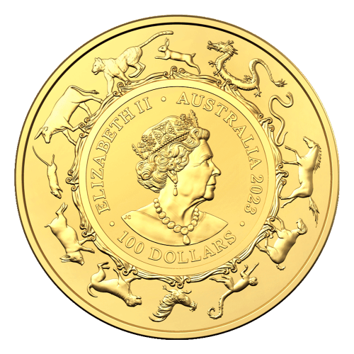 1 oz 2023 Lunar Series: Year of the Rabbit Gold Coin | Royal Australian Mint