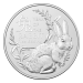 Pièce 1 once d'argent Série Lunaire : Année du Lapin 2023 | Monnaie royale australienne