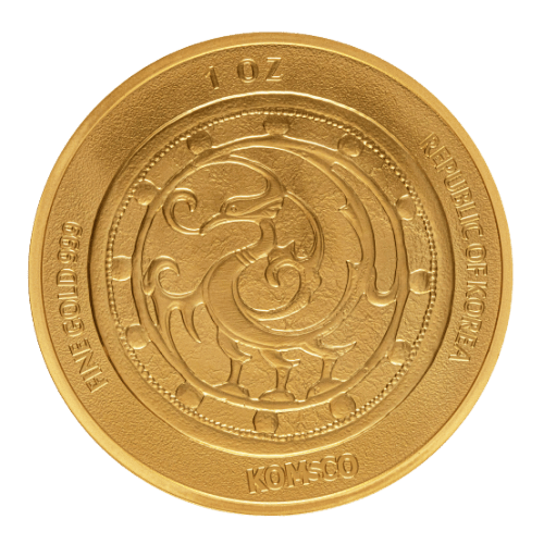 1 oz 2022 South Korea Crown Gold Coin | KOMSCO