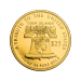 Pièce 1/2 once d'or Liberté Hommage aux États-Unis 25 $ Cook Islands Année aléatoire