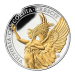 1 oz 2021 Saint Helena The Queen's Virtues: Victory Gilded Proof Silver Coin | East India Company