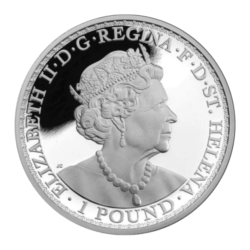 Pièce 1 once d'argent plaquée or Épreuve numismatique Saint-Hélène Una et le Lion 2021 | Compagnie des Indes orientales