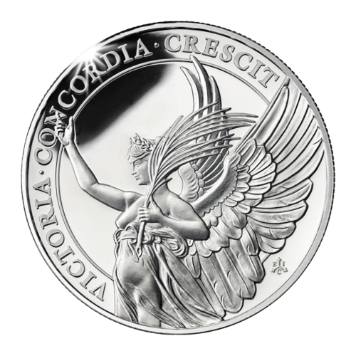 Pièce 1 once d'argent Épreuve numismatique Saint-Hélène Les Vertus de la Reine : Victoire 2021 | Compagnie des Indes orientales