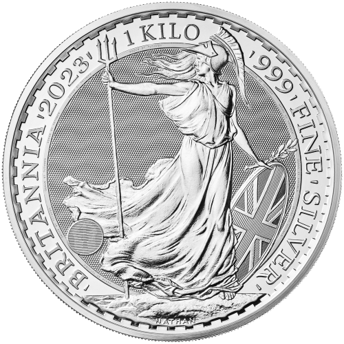 1 kilo 2023 Britannia: Queen Elizabeth II Silver Coin | The Royal Mint