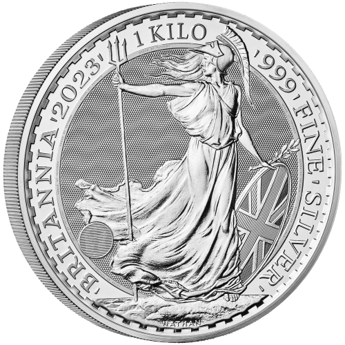 1 kilo 2023 Britannia: Queen Elizabeth II Silver Coin | The Royal Mint