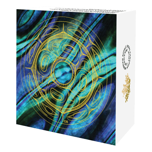 1 oz 2023 Celebrating Canada's Diversity: Knowledge and Interconnection Abalone Gold Coin | Royal Canadian Mint