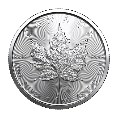 1 oz 2023 Lunar Year of the Rabbit Treasured Canadian Maple Leaf Silver Coin | Royal Canadian Mint