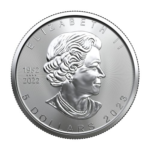 1 oz 2023 Lunar Year of the Rabbit Treasured Canadian Maple Leaf Silver Coin | Royal Canadian Mint