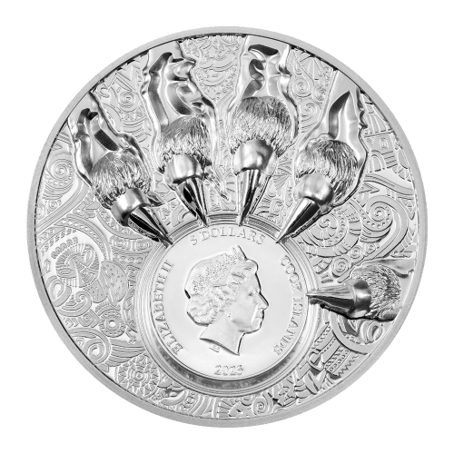 Pièce 1 once d'argent Très haut relief King of the South 2023 | Coin Invest Trust