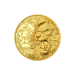 Pièce 1/4 once d'or Très haut relief Roi du Sud 2023 | Coin Invest Trust