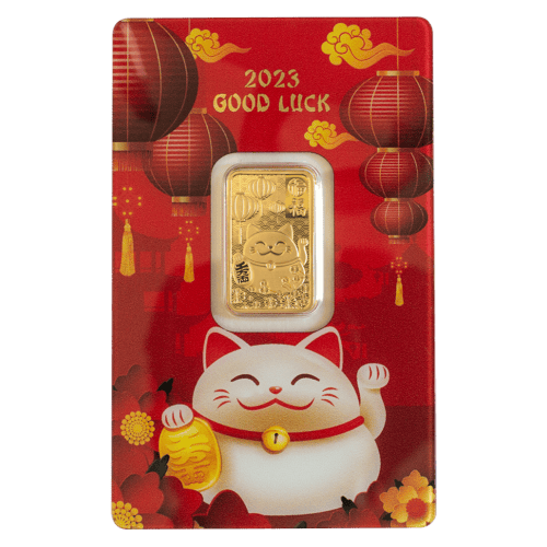 5 gram 2023 Good Luck Gold Bar | PAMP Suisse