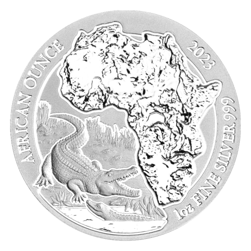 1 oz 2023 Nile Crocodile Silver Coin | Rwanda | Silver Gold Bull US