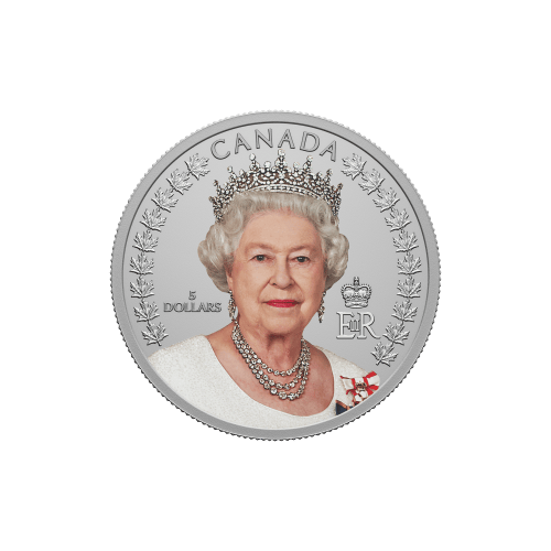 Pièce 1/4 once d'argent La reine Elizabeth II : Un portrait de la reine Elizabeth II 2022 | Monnaie royale canadienne