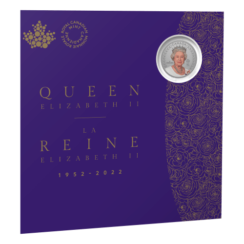 Pièce 1/4 once d'argent La reine Elizabeth II : Un portrait de la reine Elizabeth II 2022 | Monnaie royale canadienne