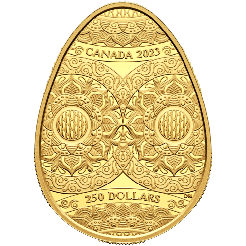 Pièce 1 once d'or Pysanka 2023 | Monnaie royale canadienne