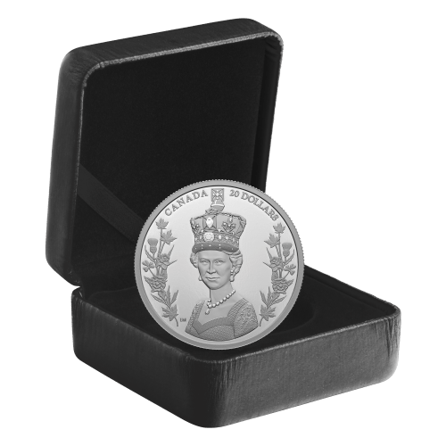 1 oz 2022 Queen Elizabeth II: A Sense of Duty, A Life of Service Silver Coin | Royal Canadian Mint