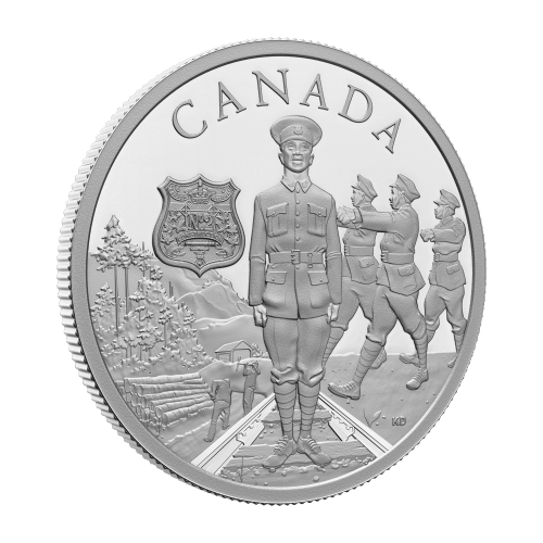 1 oz 2023 Commemorating Black History: No. 2 Construction Battalion Silver Coin | Royal Canadian Mint