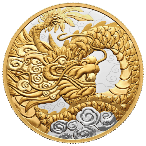 5 oz 2023 Heavenly Dragon Silver Coin | Royal Canadian Mint