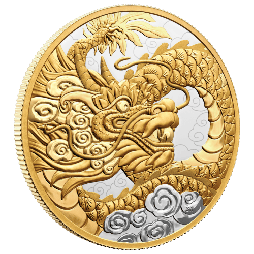 5 oz 2023 Heavenly Dragon Silver Coin | Royal Canadian Mint