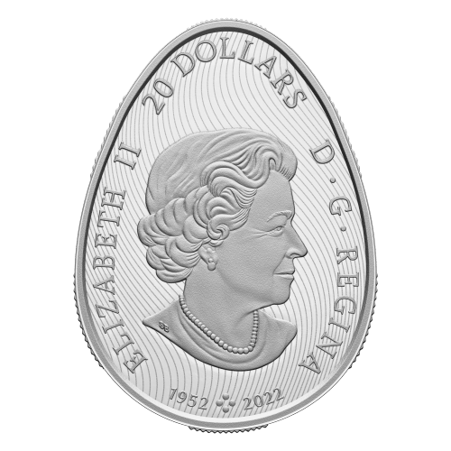 Pièce 1 once d'argent Œuf pyssanka 2023 | Monnaie royale canadienne