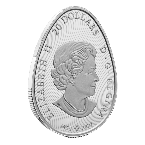 Pièce 1 once d'argent Œuf pyssanka 2023 | Monnaie royale canadienne