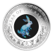 1 oz 2023 Australian Opal Lunar Series: Year of the Rabbit Proof Silver Coin | Perth Mint