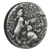 2 oz 2023 Australian Lunar Series III: Year of the Rabbit Antiqued Silver Coin | Perth Mint